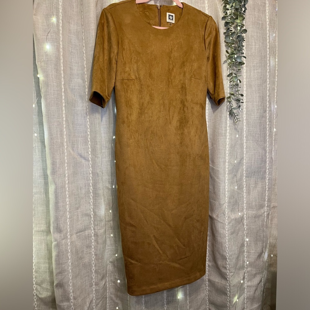 Faux Suede Dress - Picture 7 of 8